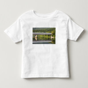 The Windsor-Cornish Covered Bridge spans the Toddler T-Shirt