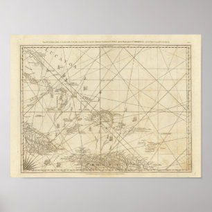 The Windward Passage with several passages Poster