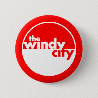 The Windy City 6 Cm Round Badge