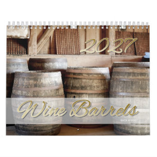 The Wine Calendar - Wine Barrels 2027