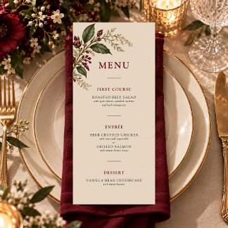 The Wine Garden Menu