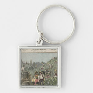 The Wine Harvest Key Ring
