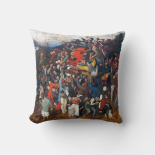The Wine of Saint Martin's Day, Pieter Bruegel Cushion
