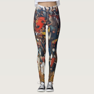 The Wine of Saint Martin's Day, Pieter Bruegel Leggings
