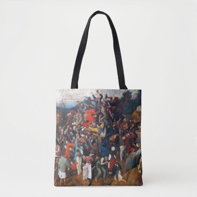 The Wine of Saint Martin's Day, Pieter Bruegel Tote Bag (Front)