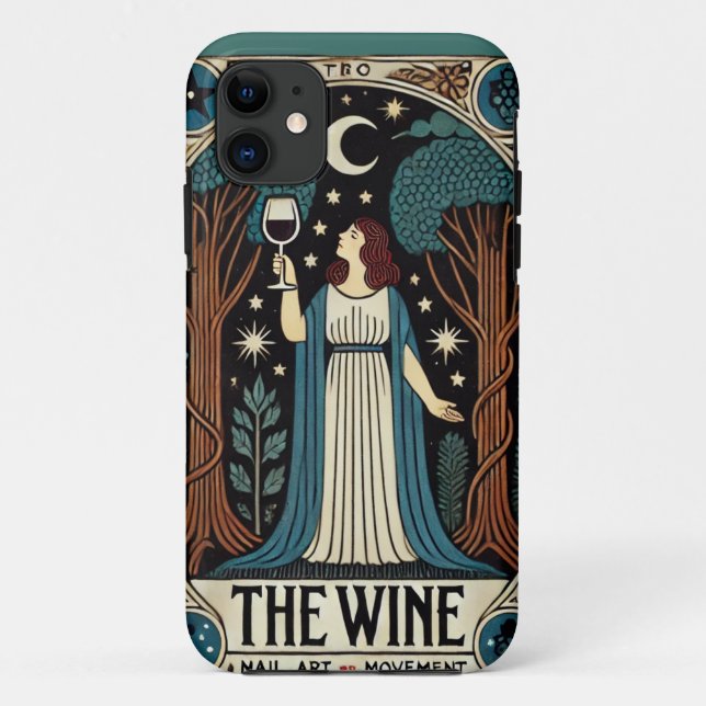 The Wine Tarot Card                                Case-Mate iPhone Case (Back)