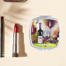 The Wine Tasting Colourful Digital Art  