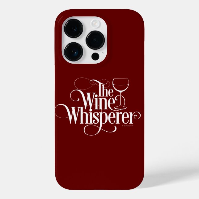 The Wine Whisperer Case-Mate iPhone Case (Back)