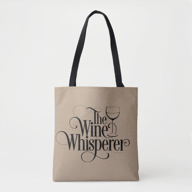 The Wine Whisperer Tote Bag (Front)
