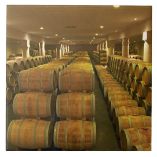 The winery, barrel aging cellar - Chateau Baron Tile