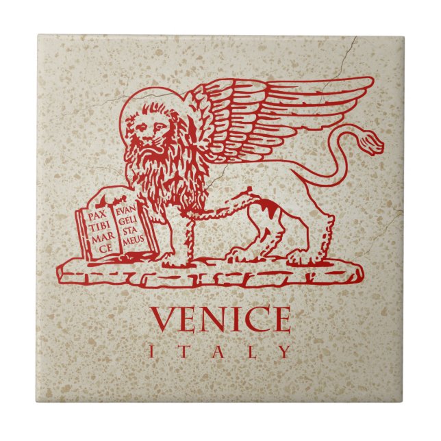 The Winged Lion of Saint Mark Tile (Front)