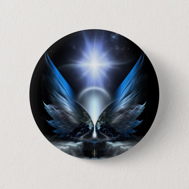 The Wings Of Anthropolis 6 Cm Round Badge (Front)