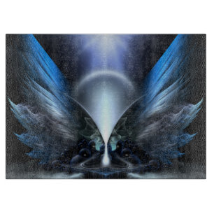 The Wings Of Anthropolis Glass Cutting Board