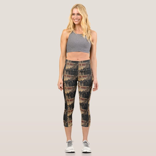 The Winks Album: a Parody Capri Leggings (Front)
