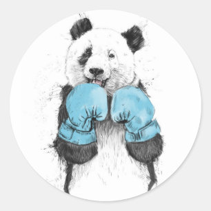 the winner classic round sticker