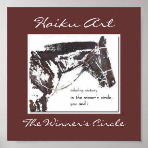 The Winner's Circle Haiku Art Print