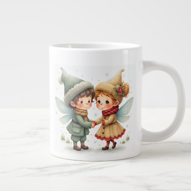 The winter fairy of a pair Mugs (Right)