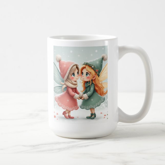 The winter fairy of a pair Mugs (Right)