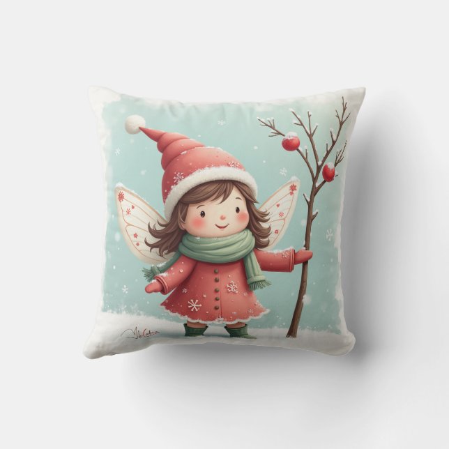 The winter fairy Pillows (Back)