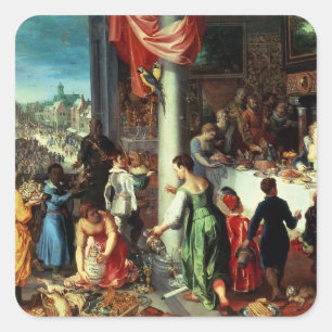 The Winter Feast, Gathering at the Bavarian State Square Sticker