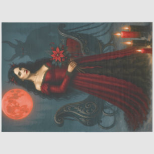 The Winter Goddess Dark Christmas Krampus Myth Tissue Paper