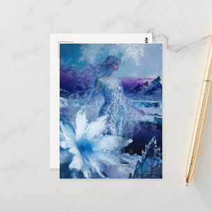 The winter Goddess Postcard