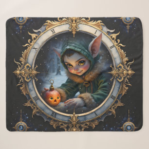 The Winter Keykeeper & The Reluctant Ornament. Sherpa Blanket