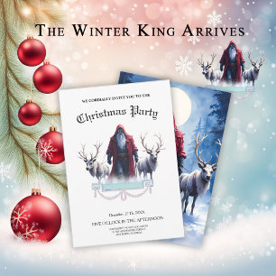 The Winter King Arrives. Invitation