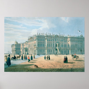 The Winter Palace as seen from Palace Passage Poster