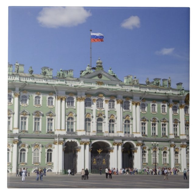 The Winter Palace, St Petersburg, Russia (RF) Tile (Front)