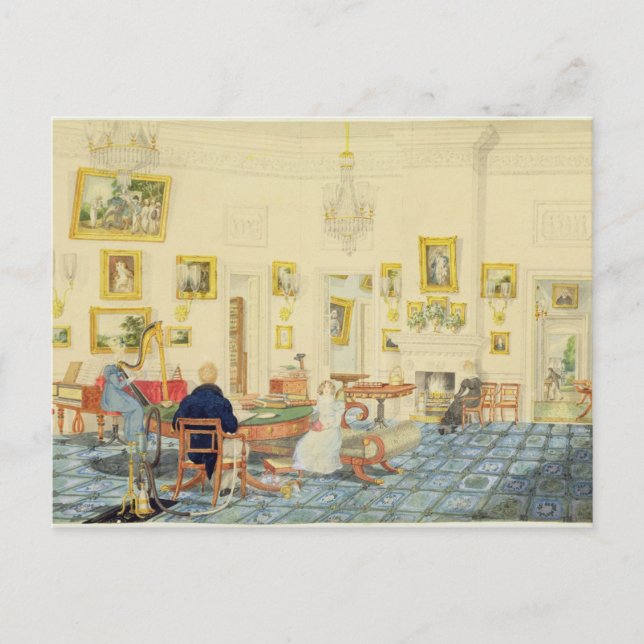 The Winter Room in the Artist's House at Patna, In Postcard (Front)