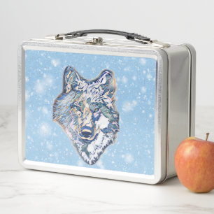 The Winter Wolf Metal Lunch Box
