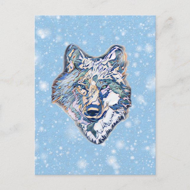 The Winter Wolf   Postcard (Front)
