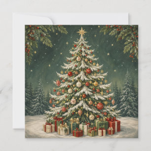 The Winter Woodland's Crown Jewel Card