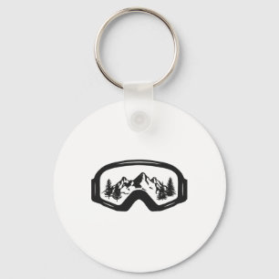 The Wintersport Store Uni-kids Boys Skiing Goggles Key Ring