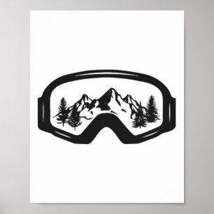 The Wintersport Store Uni-kids Boys Skiing Goggles Poster