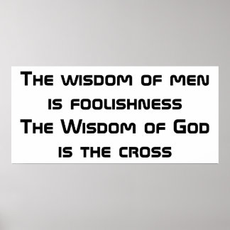 The wisdom of God Poster