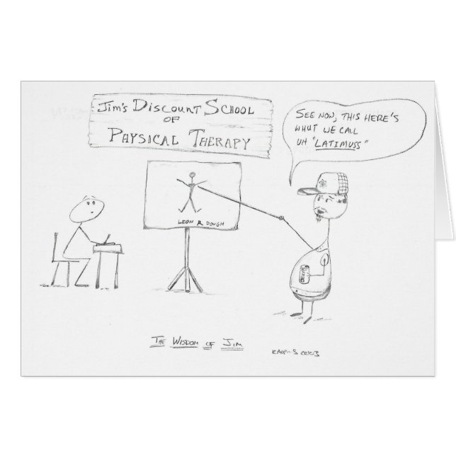 The Wisdom of Jim: Physical Therapy School (Front Horizontal)