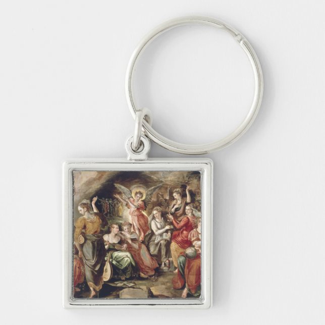 The Wise and the Foolish Virgins Key Ring (Front)