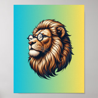 The Wise Lion Poster