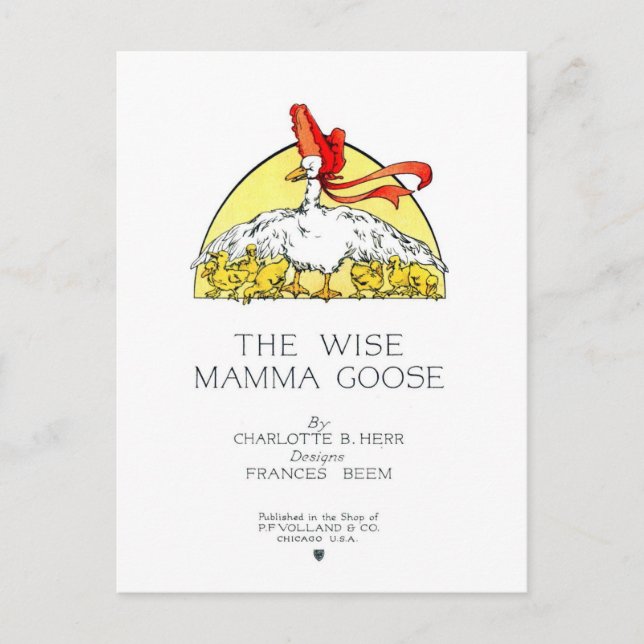 The Wise Mamma Goose Cover Postcard (Front)