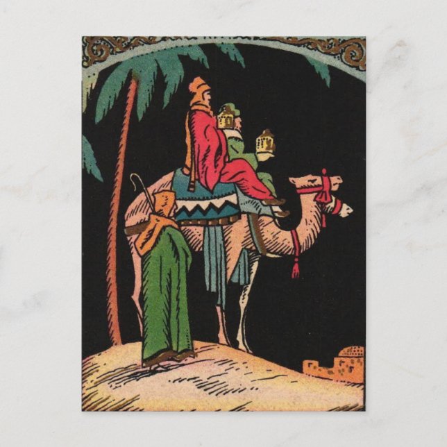 The Wise Men Christmas Postcard (Front)