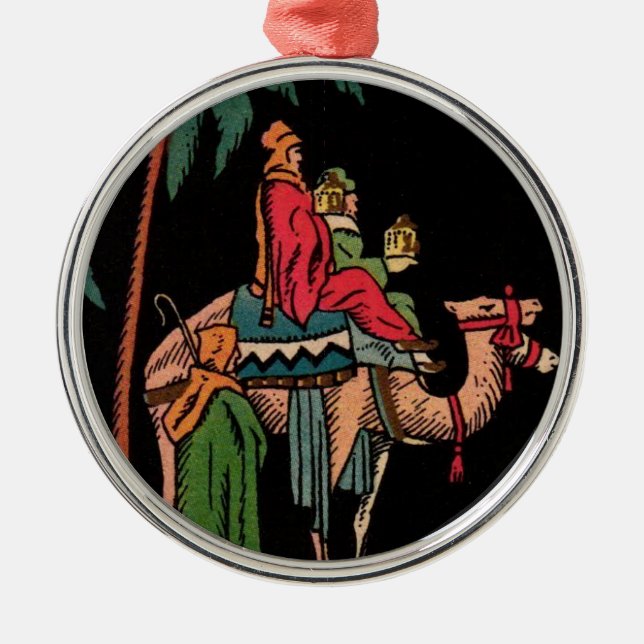 The Wise Men  Metal Tree Decoration (Front)