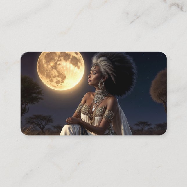 The Wise Woman Bookmark Business Card (Front)