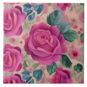 The Wisper Of Roses - Soft And Serene Tile