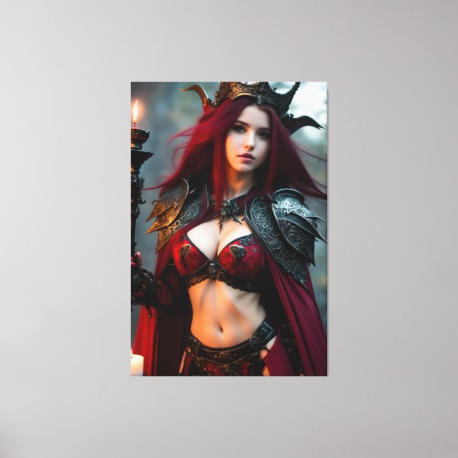 The Witch 001 Canvas Print (Front)
