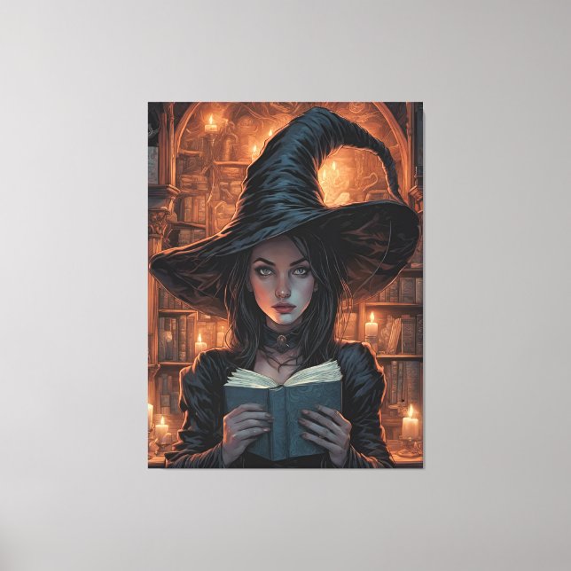 The Witch Canvas Print (Front)