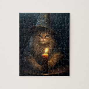 The Witch Cat Jigsaw Puzzle