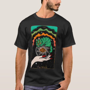 The Witch Cat Tarot Card Evil Eye Cat Lovers T-Shirt