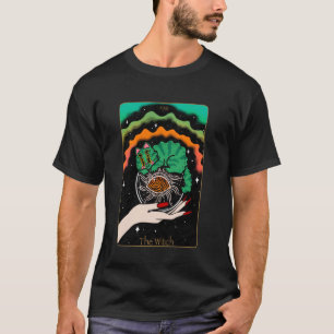 The Witch Cat Tarot Card Evil Eye Cat Lovers T-Shirt